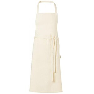 Additional Image 1 - a white apron with a strap