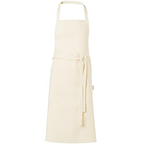Additional Image 1 - a white apron with a strap