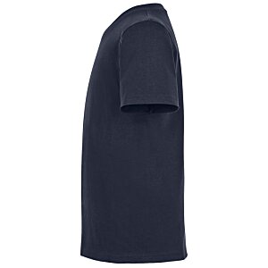 Additional Image 6 - a black t-shirt with a short sleeve