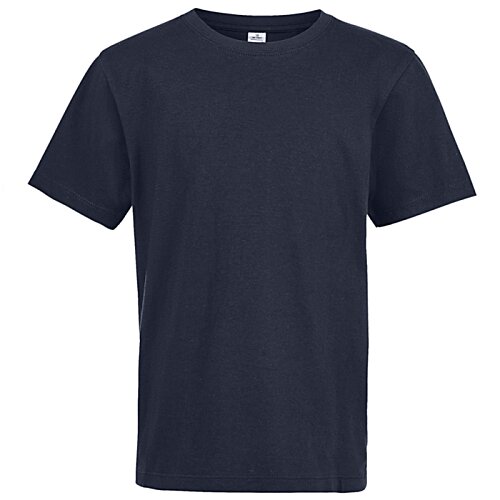 Additional Image 7 - a black t-shirt on a white background