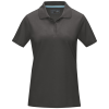 View Image 3 of 4 of Graphite Organic Cotton Women's Polo - Embroidered