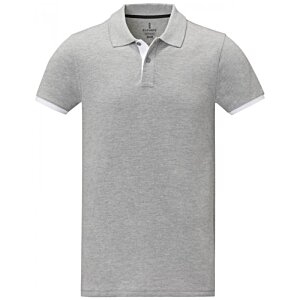 Additional Image 3 - a grey polo shirt