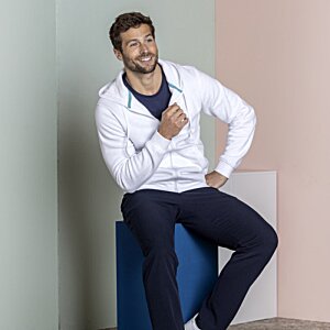 Additional Image 2 - a man sitting on a cube