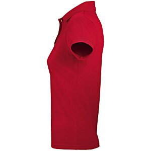 Additional Image 1 - a red t-shirt with a hole in the middle