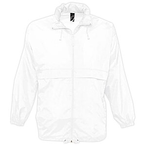 Additional Image 6 - a white jacket with a black logo