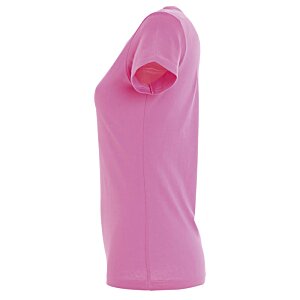 Additional Image 2 - a pink shirt with a hole in the middle