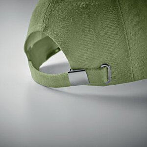 Additional Image 6 - a green baseball cap with a silver buckle