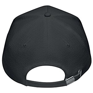 Additional Image 1 - a black hat with a hole
