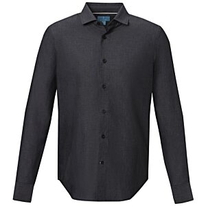 Additional Image 3 - a black shirt with long sleeves