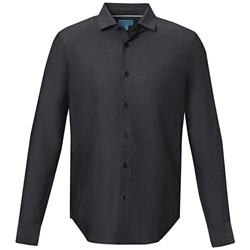 Additional Image 3 - a black shirt with long sleeves