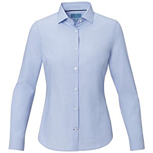 Additional Image 3 - a long sleeved blue shirt