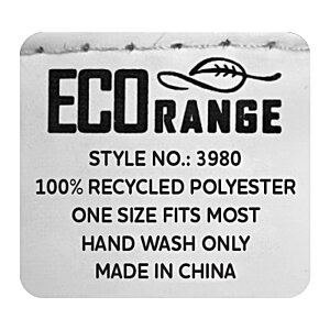 Additional Image 1 - a white label with black text