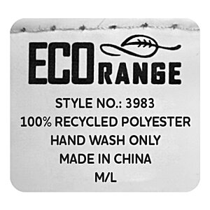 Additional Image 1 - a white label with black text