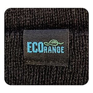 Additional Image 2 - a black label with blue text