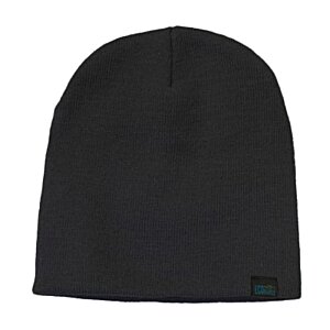 Additional Image 2 - a black beanie on a white background