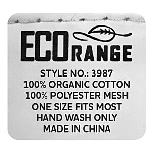 Additional Image 1 - a white label with black text