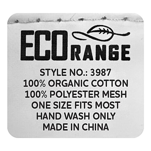 Additional Image 1 - a white label with black text