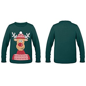 Additional Image 4 - a front and back view of a sweater