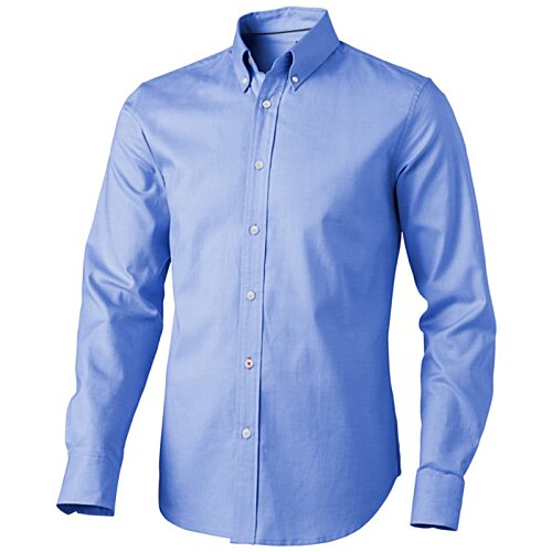 Additional Image 1 - a blue shirt with a long sleeve