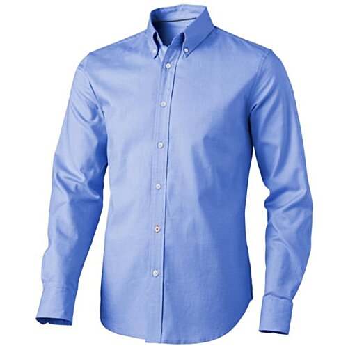 Additional Image 12 - a blue shirt with a long sleeve