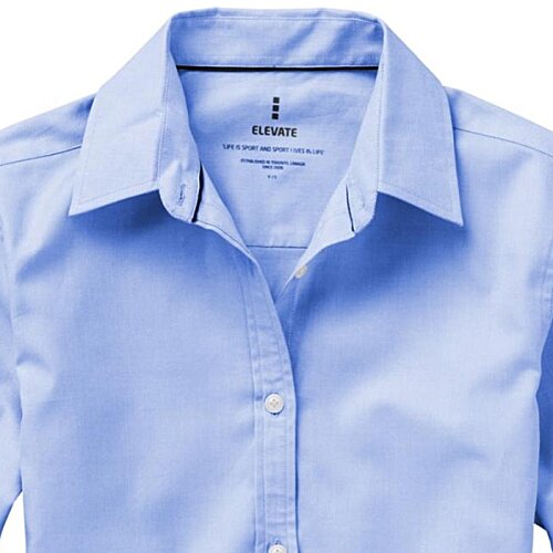 Additional Image 3 - a blue shirt with collar