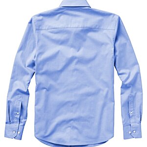 Additional Image 3 - a blue shirt with a long sleeve