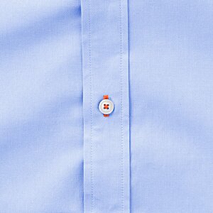 Additional Image 6 - a button on a blue shirt