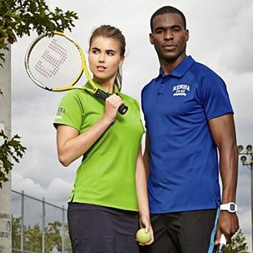 Additional Image 7 - a man and woman holding tennis rackets and a ball