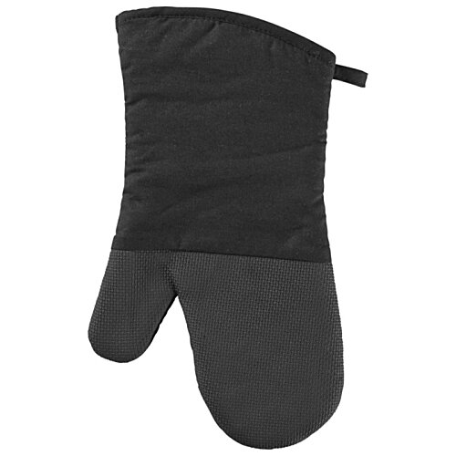 Additional Image 2 - a black oven mitt