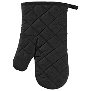 Additional Image 1 - a black oven glove on a white background