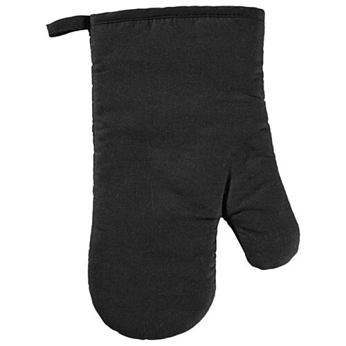 Additional Image 2 - a black oven mitt