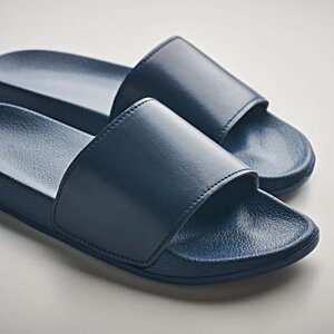 Additional Image 10 - a pair of blue slippers