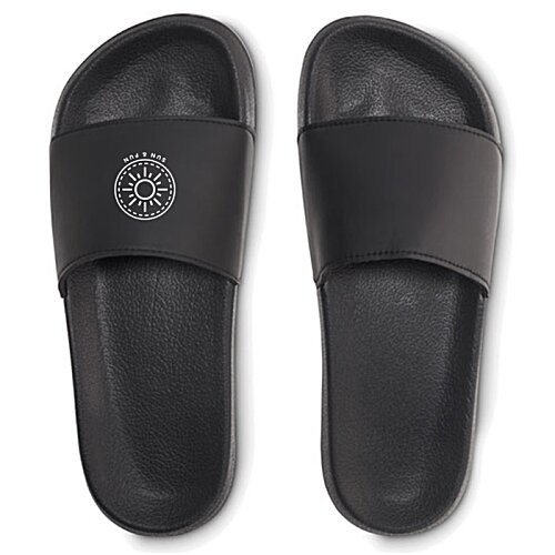 Additional Image 6 - a pair of black slippers