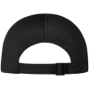 a black hat with a curved back