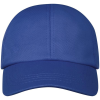 a blue baseball cap