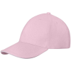 a pink baseball cap