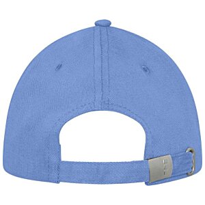 Additional Image 2 - a blue hat with a silver patch