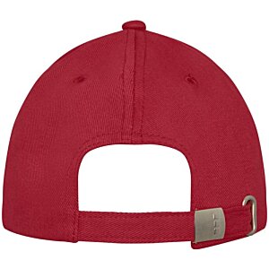 Additional Image 2 - a red hat with a silver buckle