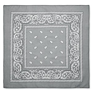 Additional Image 7 - a square grey rug with white design