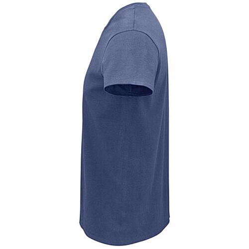 Additional Image 1 - a blue shirt with a short sleeve