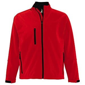 Additional Image 2 - a red jacket with black zipper