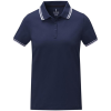 View Image 4 of 6 of Amarago Women's Contrast Trim Polo Shirt - Embroidered