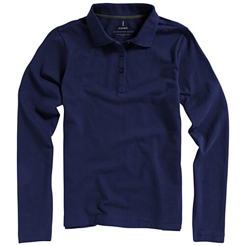 Additional Image 2 - a blue long sleeved shirt