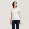 View Image 5 of 5 of SOL's Women's Perfect Polo - White - Printed