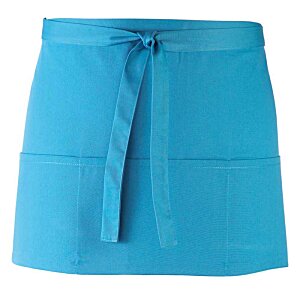 Additional Image 1 - a blue apron with a tie