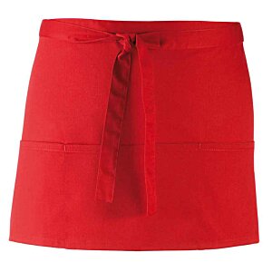 Additional Image 6 - a red apron with a tie