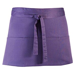 Additional Image 7 - a purple apron with a tie