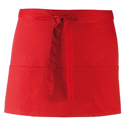 Additional Image 6 - a red apron with a tie