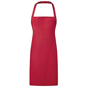 Additional Image 1 - a red apron with a strap