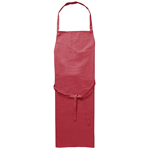 Additional Image 7 - a red apron with a strap